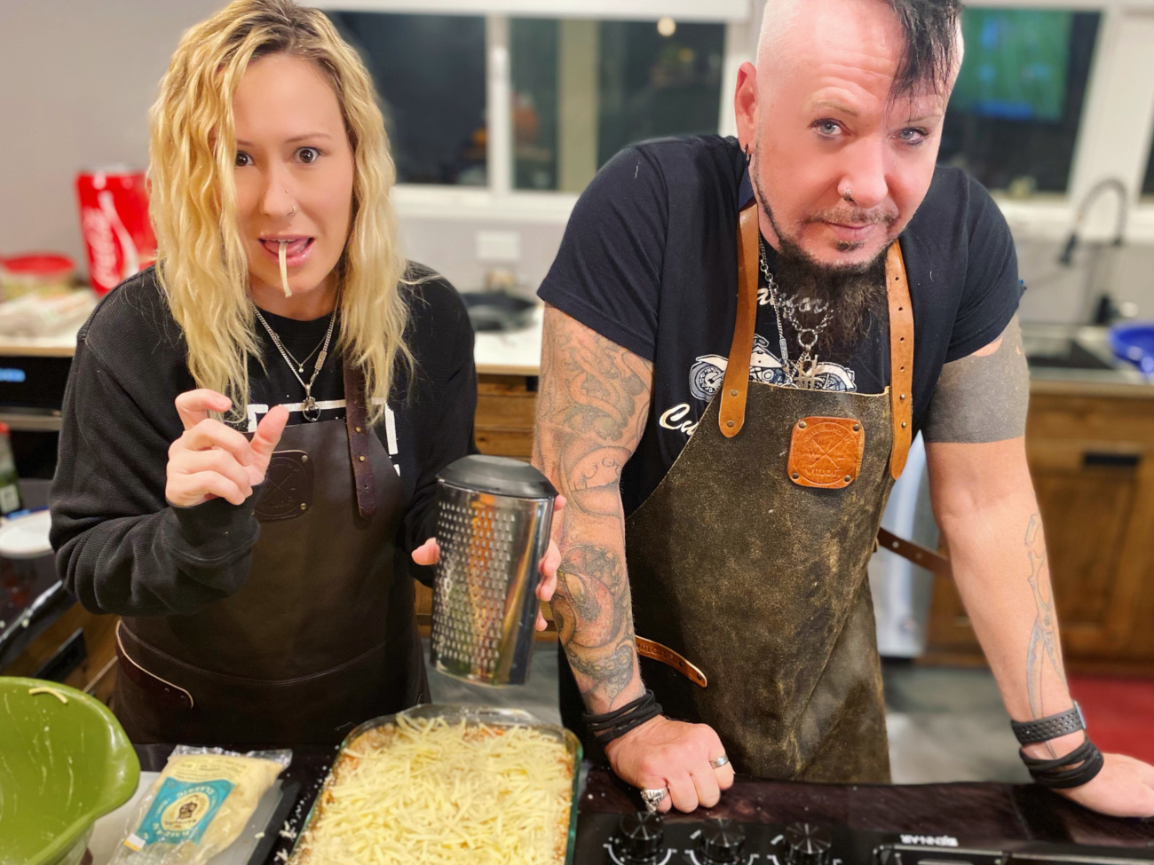 Chad Gray & Shannon Gunz Cooking